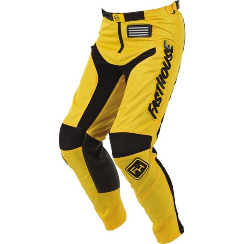 Fasthouse Grindhouse Pant – Yellow Yellow 36″