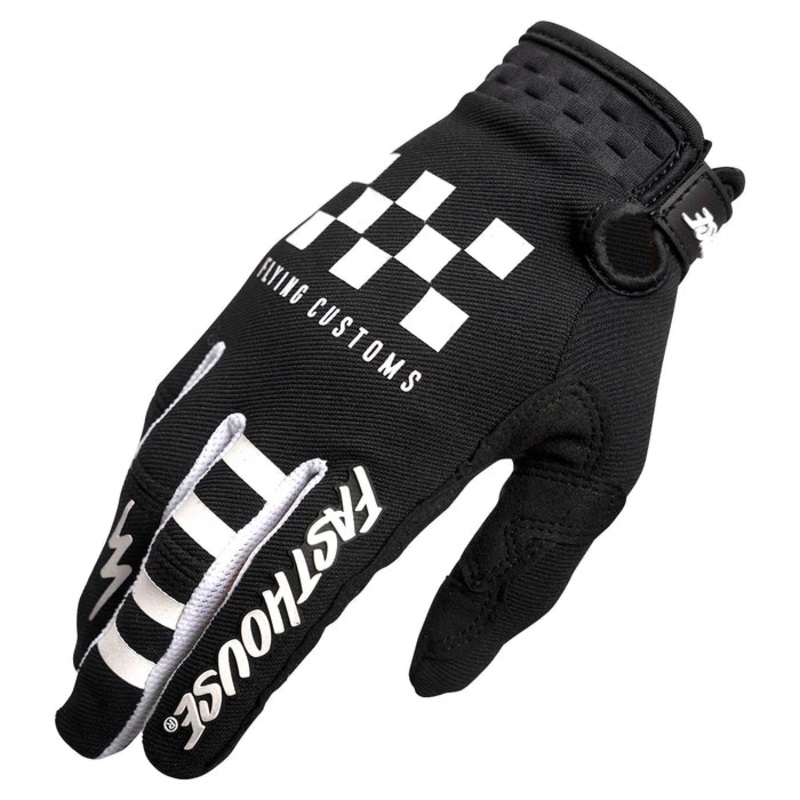 Fasthouse Speed Style Hot Wheels Glove – Youth – Black Black Medium
