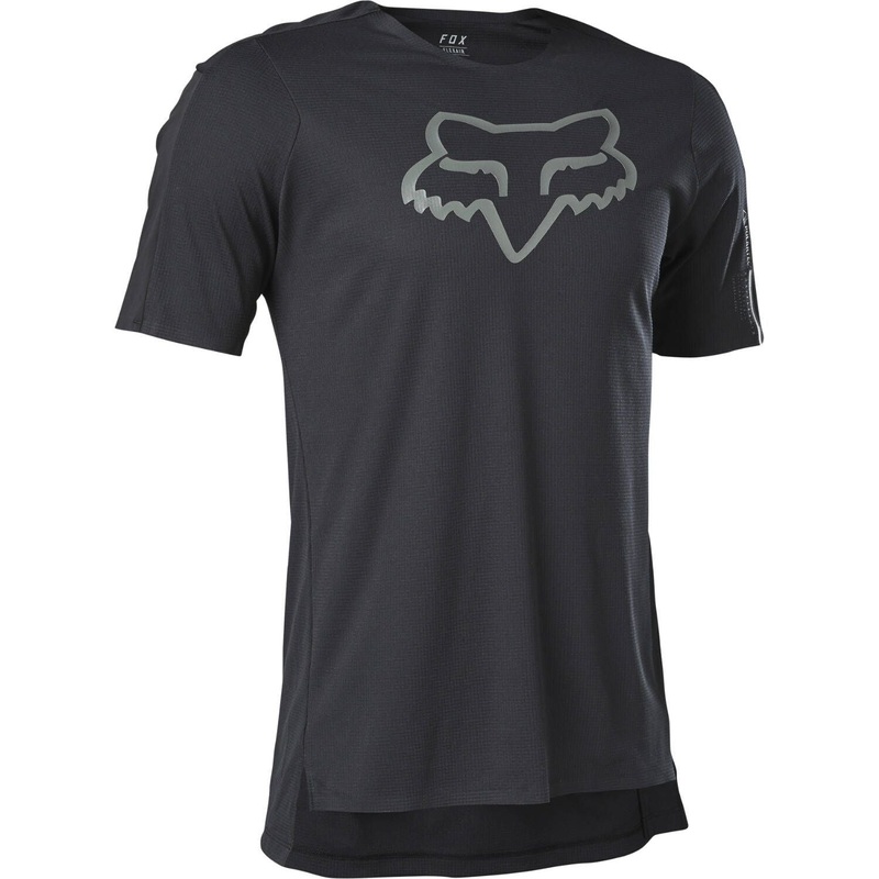Fox Racing Flexair Delta Short Sleeve MTB Jersey – Black Black Small
