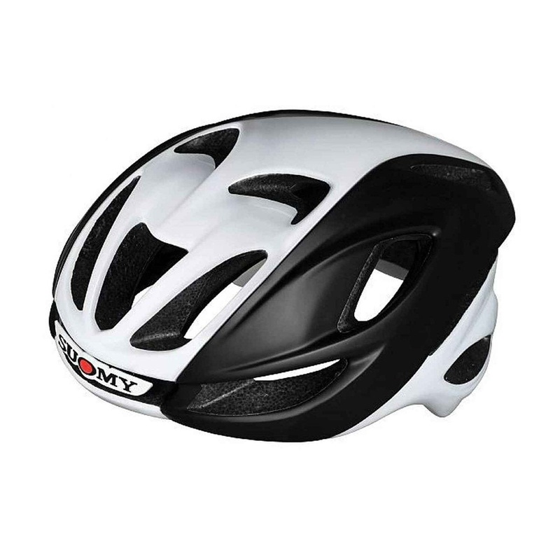 Suomy Glider Road Helmet – White-Matt Black White – Matt Black Small/Medium