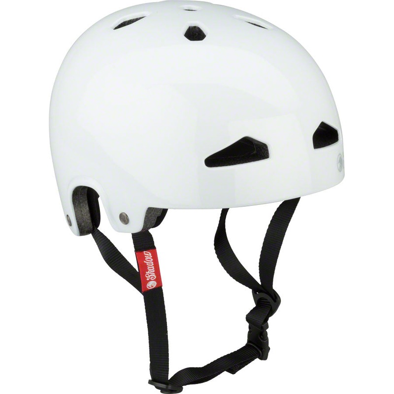 BMX Helmet The Shadow Conspiracy Feather Weight BMX/Skate Gloss White, Small/Medium