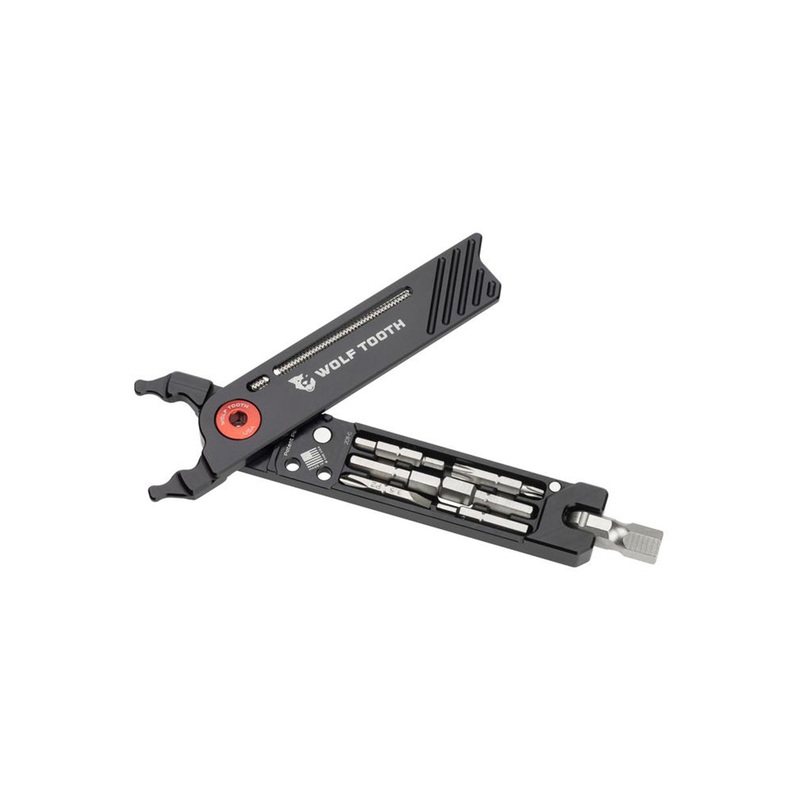 Wolf Tooth Components 8 Bit Pack Pliers – Black-Red Bolt Black – Red Bolt