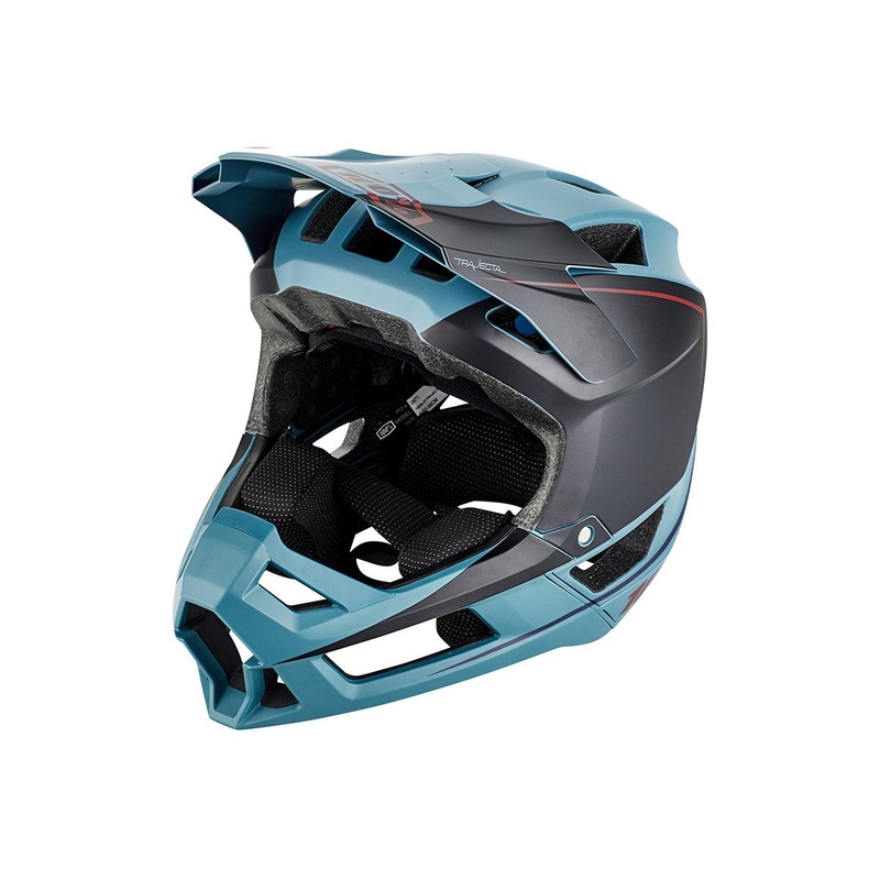 100% Trajecta Full Face Helmet – Slate Blue Slate Blue Small