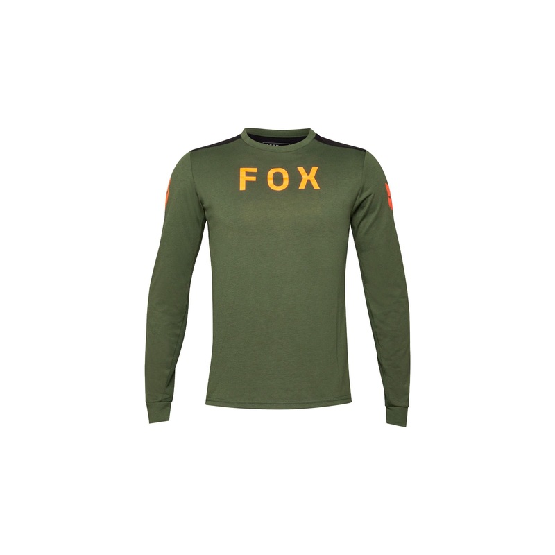 Jersey Fox Racing 24 Ranger Long Sleeve Medium Dark Green