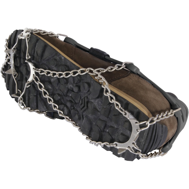 Stubai Ice Track Winter Traction Crampons  Stainless Steel Chain & Heat-Treated Steel Points for Snow, Ice, and Steep Terrain Grip M