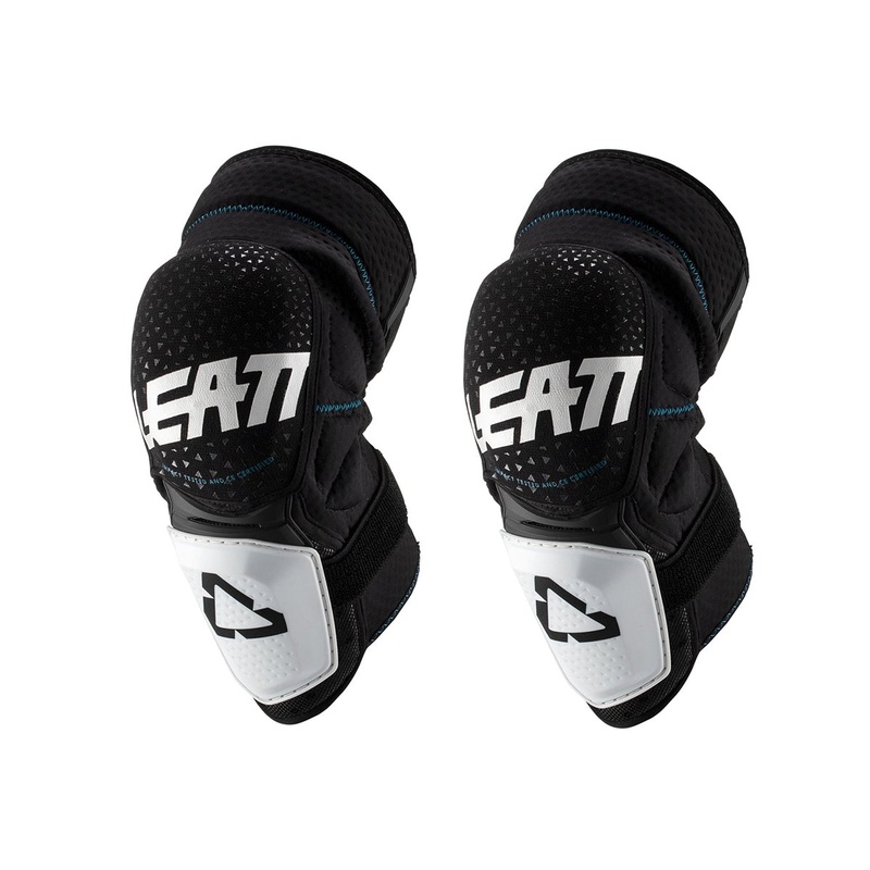 Leatt 3DF Hybrid Knee Guard – White-Black White – Black Small/Medium