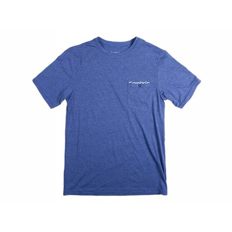 Sombrio Slice Pocket Tee Shirt – Blue Blue Large