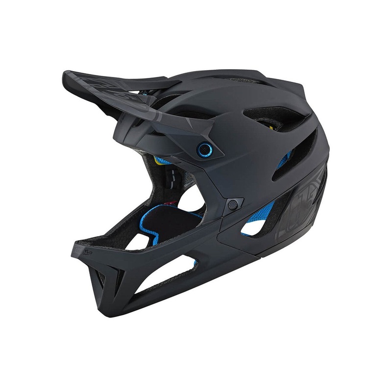 Troy Lee Designs Stage MIPS Full Face Helmet – Stealth – Black – 2019 Black X-Small/Small