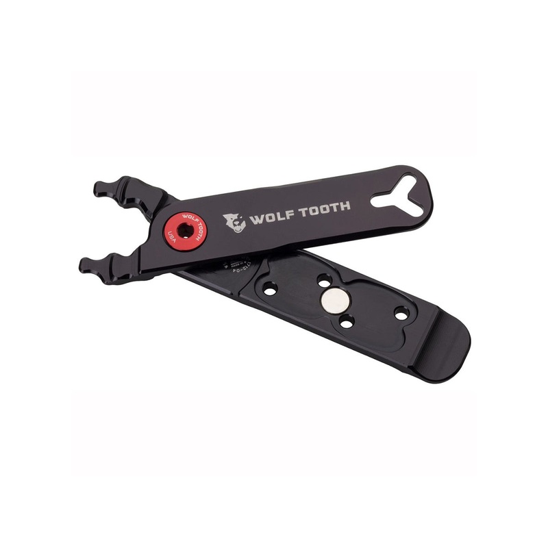 Wolf Tooth Components Combo Masterlink Pliers – Black-Red Black – Red