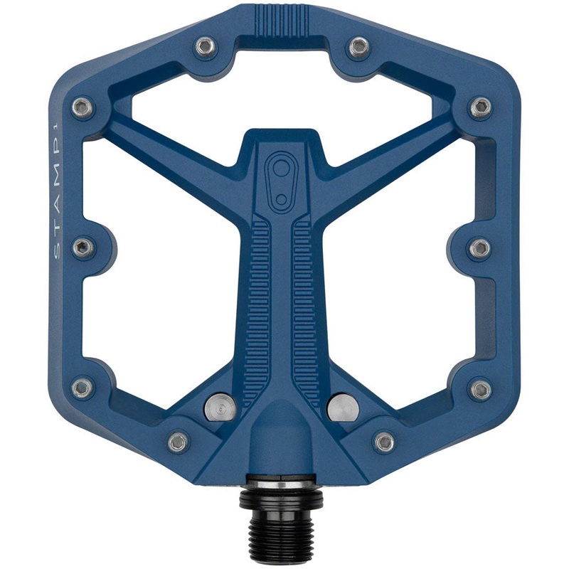 Crankbrothers Stamp 1 Gen 2 Pedals – Platform, Composite, 9/16″, Navy, Small