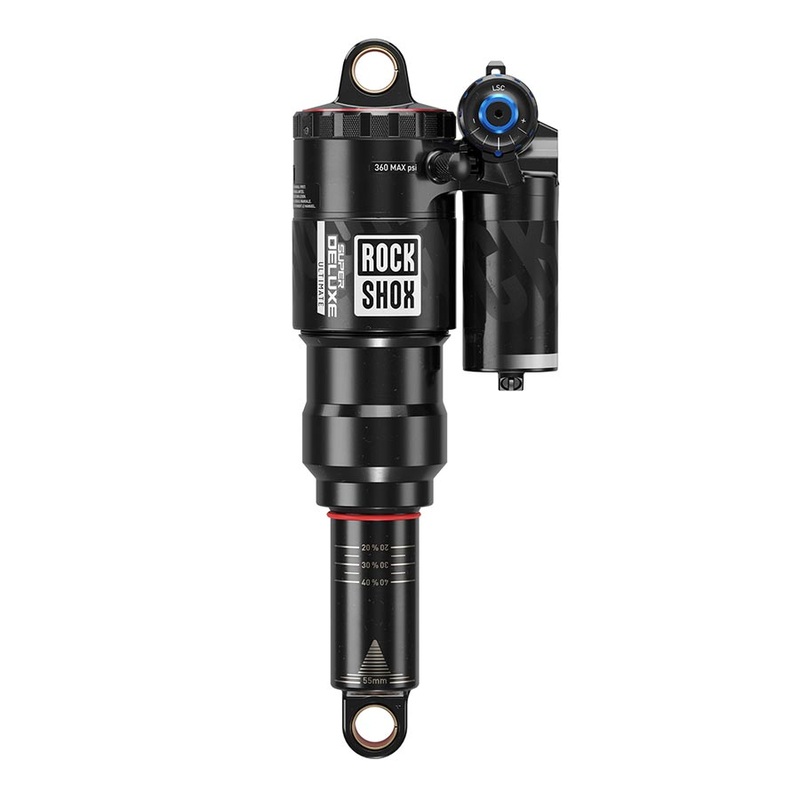 RockShox Super Deluxe Ultimate C2 Rear shock 190×45 Shaft Eyelet: Standard Body Eyelet: Bearing 0Neg/3Sleeve Tokens Reb55/Comp30 Lockout 4