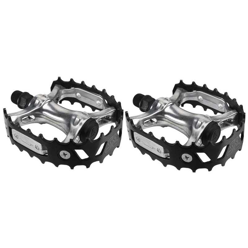 SE Bikes Bear Trap BMX Pedals – Black Black 9/16″