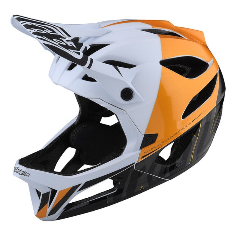 Troy Lee Designs Stage MIPS Full Face Helmet – Nova – Honey – 2022 Honey X-Small/Small