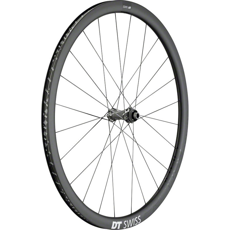 DT Swiss PRC 1400 Spline Front Wheel – 700, 12 x 100mm, Center-Lock, Black