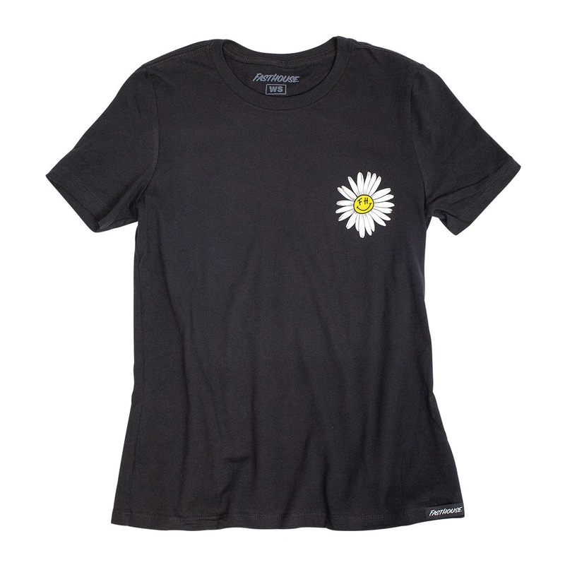 Fasthouse All Smiles Tee – Womens – Black Black 2X-Large