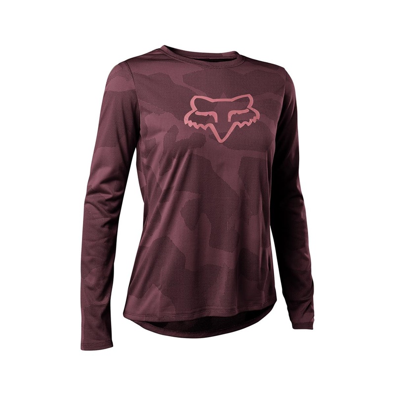 Fox Racing Ranger Tru Dri Long Sleeve MTB Jersey – Womens – Dark Maroon Dark Maroon X-Small