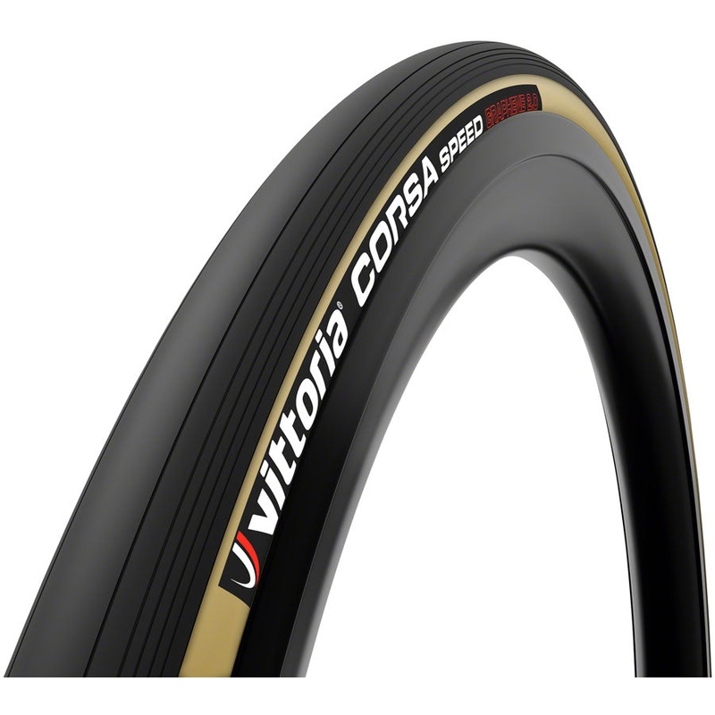 Vittoria Corsa Speed Tire – 700 x 25 Tubular Folding Black/Para 1C G2.0