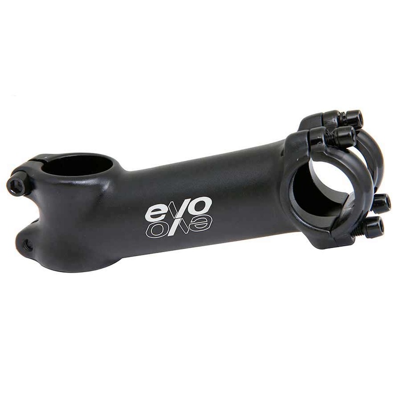 EVO E-Tec Stem 28.6mm 100mm, 17, 25.4mm, Black