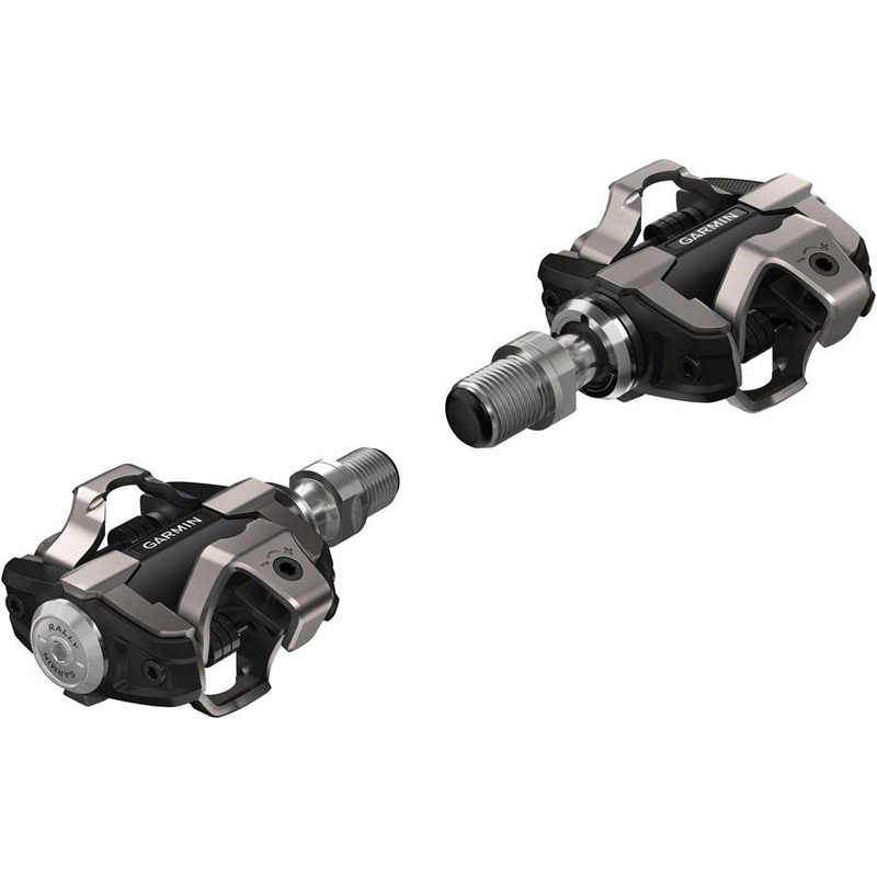 Garmin Rally XC100 Power Meter Dual Sided Clipless Pedals 9/16″ Alloy Body Black