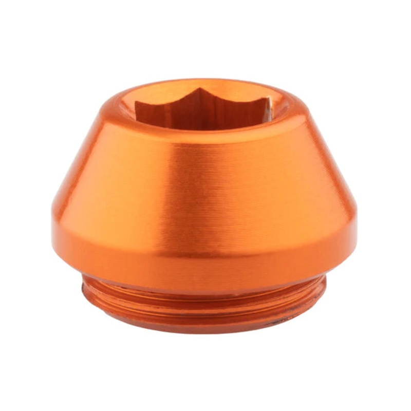 Wolf Tooth Components 12mm Rear Thru Axle Axle Cap Orange