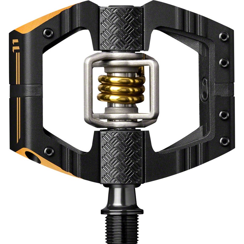 Crankbrothers Mallet Enduro 11 Pedals – Dual Sided Clipless, Aluminum, 9/16″, Black/Gold