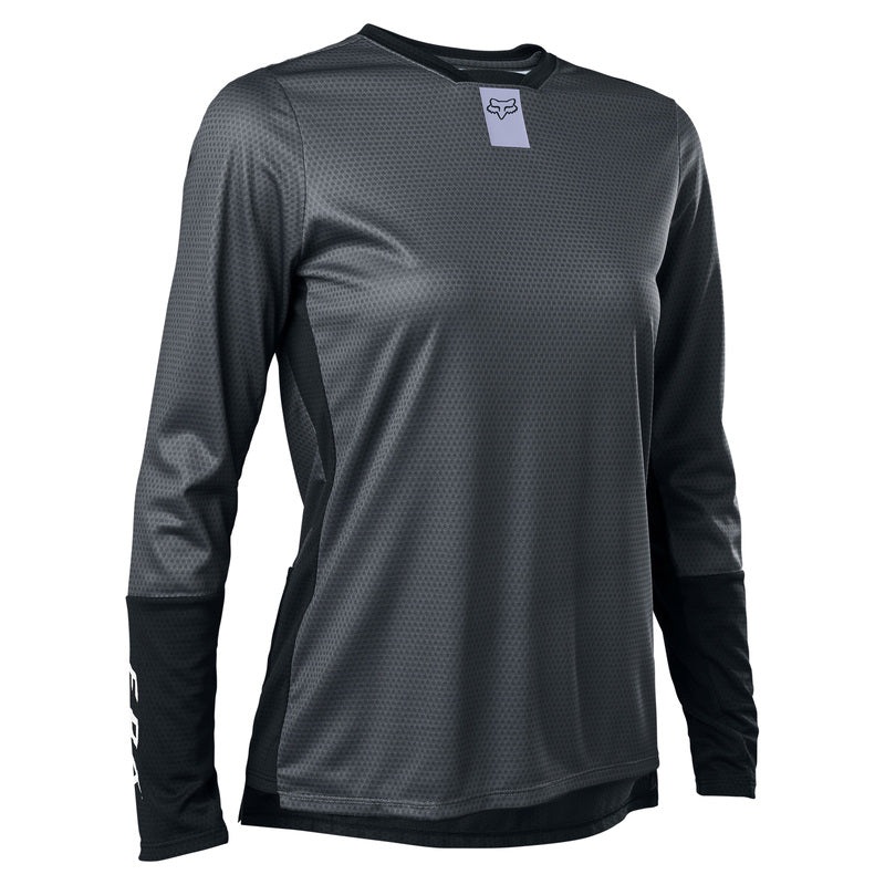 Fox Racing Defend Long Sleeve MTB Jersey – Womens – Dark Shadow – 2023 Dark Shadow X-Small