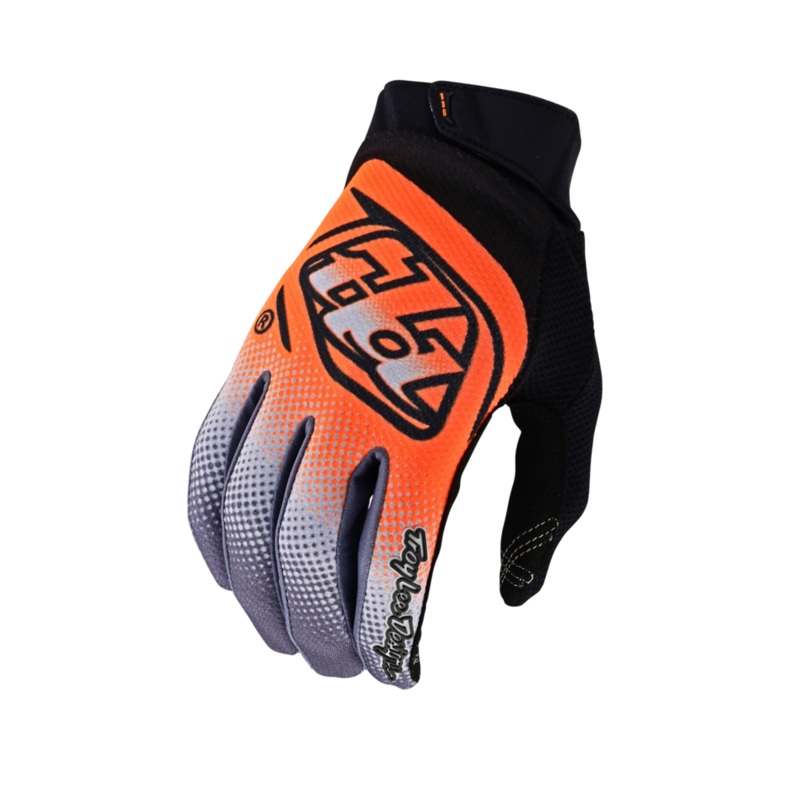 Troy Lee Designs GP Pro MTB Glove – Bands – Neo Orange-Gray Neo Orange – Gray Small