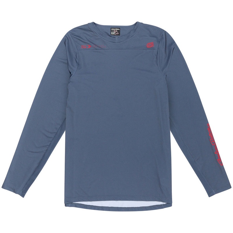 Troy Lee Designs Skyline Long Sleeve Jersey   Mono Steel Blue, X-Large