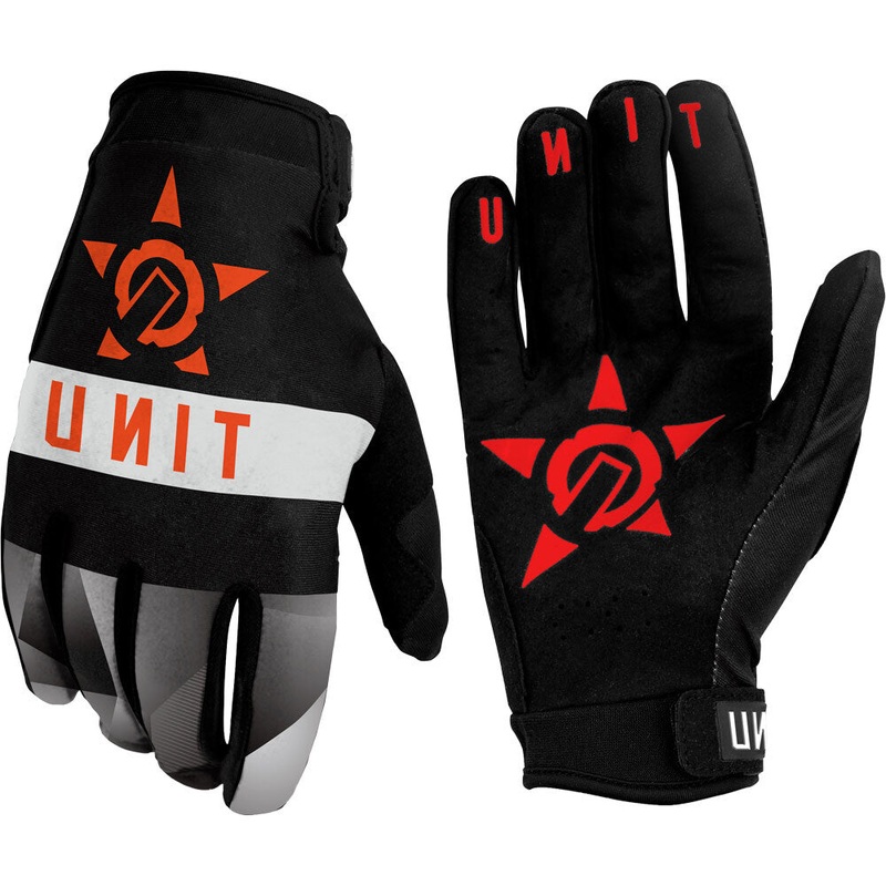 Unit Face Fears MTB Glove – Black Black X-Small