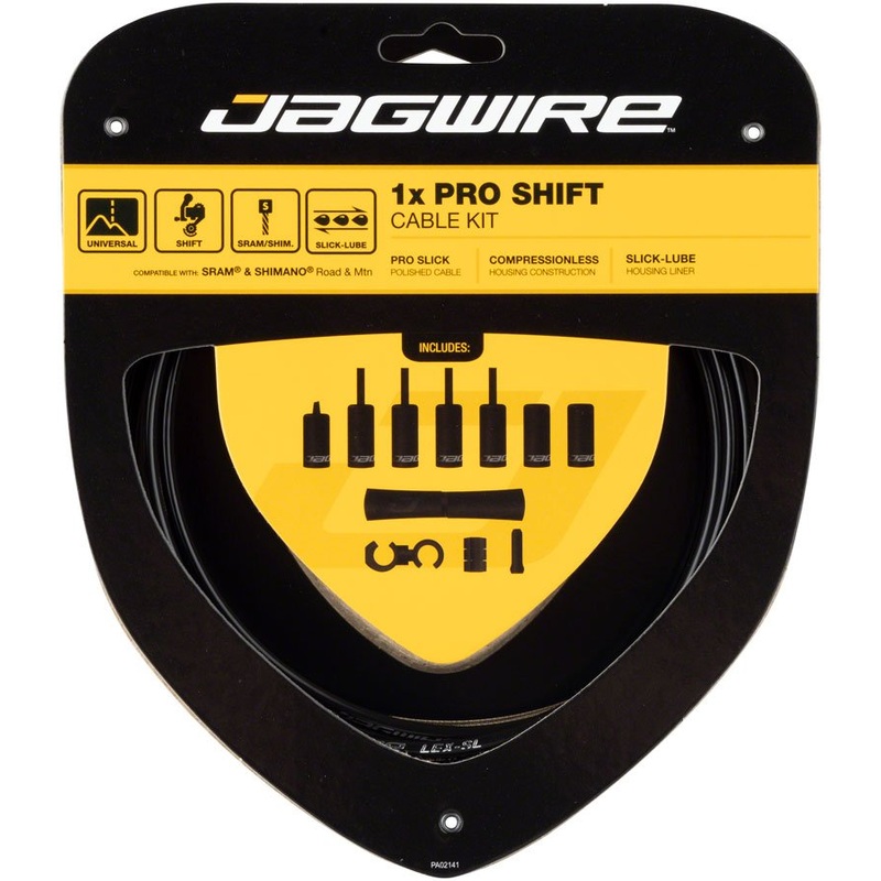 Jagwire 1x Pro Shift Cable Kit – Road/Mountain – SRAM/Shimano – Black