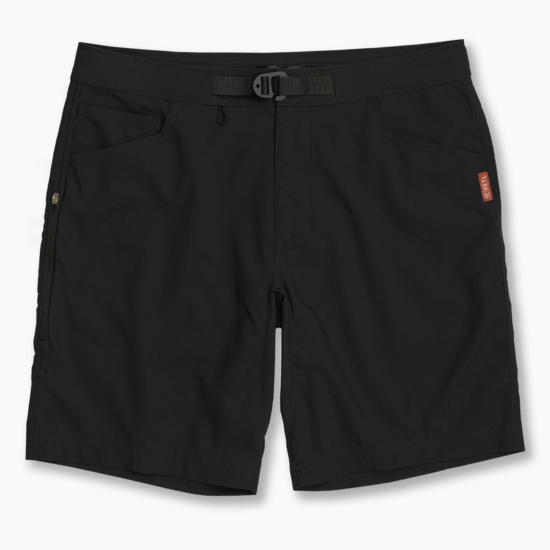 KETL Mtn Shenanigan Hiking Shorts – Lightweight, Stretchy, Packable Men’s Travel Shorts Black Men’s Small