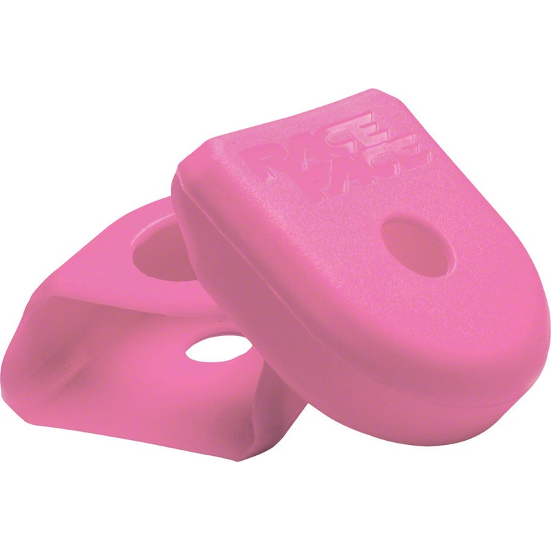 RaceFace Crank Boots: For Carbon Cranks 2-Pack Pink