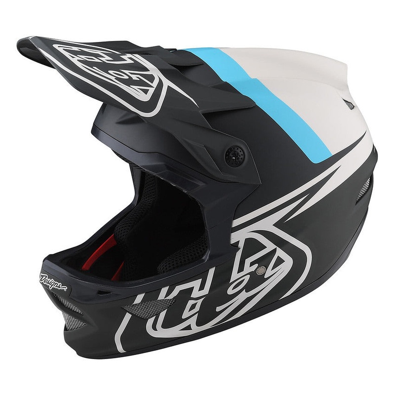 Troy Lee Designs D3 Fiberlite Full Face Helmet – Slant – Green Green X-Small