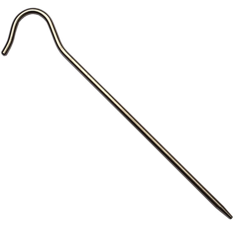 Vargo Titanium Shepherd’s Hook Stake – 165mm – Premium Tent Accessory