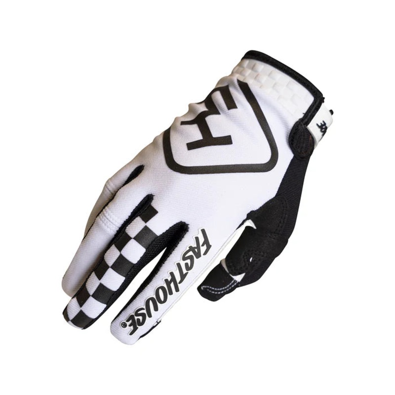 Fasthouse Speed Style Legacy Glove – White-Black White – Black 2X-Large