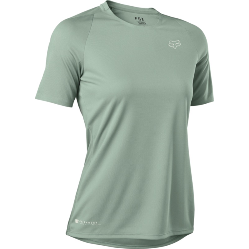 Fox Racing Ranger Power Dry Short Sleeve MTB Jersey – Womens – Eucalyptus Eucalyptus X-Small