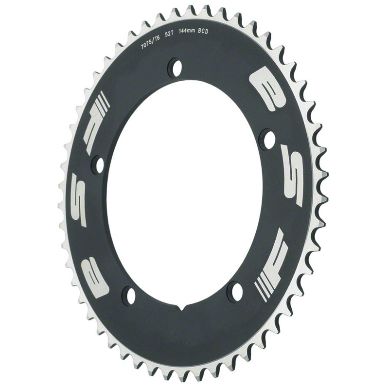 FSA Pro Track 47t x144mm Black Chainring 1/2″x1/8″