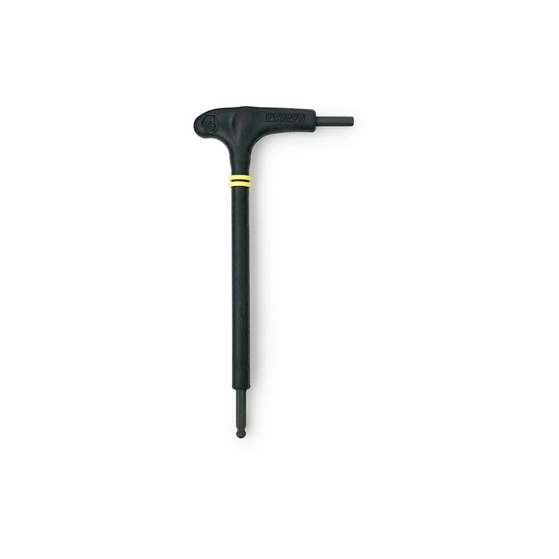Pedro’s Pro TL II Hex Wrenches  Durable Heat-Treated S2 Steel, Ergonomic TPR Handles, Full Long-Leg Coverage, Precision-Machined Sizes for Bike Maintenance 4mm