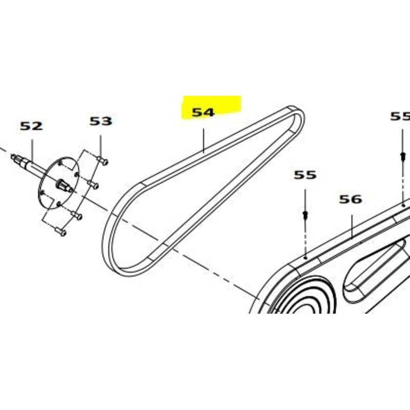 Sunlite F6 Trainer Replacement Parts Belt