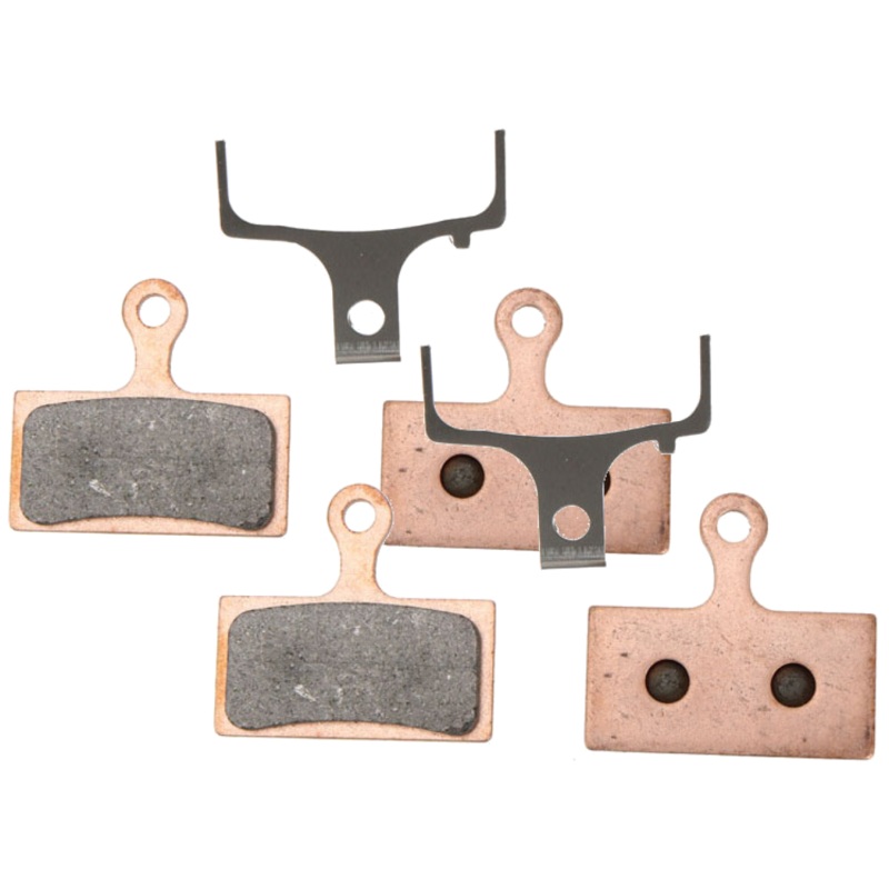 Shimano G-Type 2-Piston Brake Pad Bundle Sintered Gold, Aramid & Organic Compounds for MTB & XC Performance
