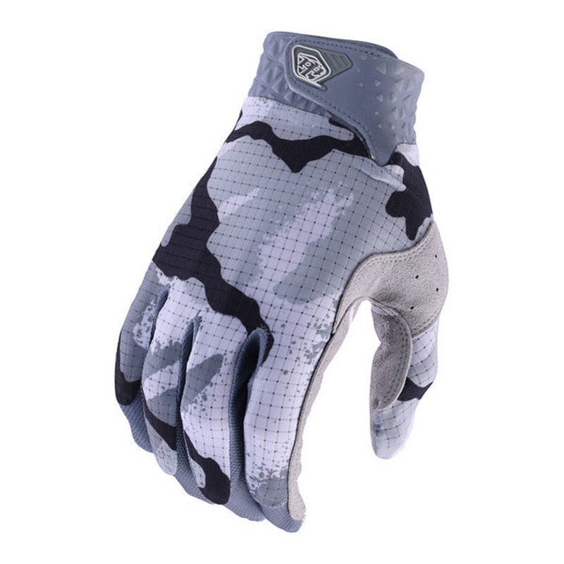 Troy Lee Designs Air MTB Glove – Camo – Gray-White – 2023 Gray – White Small