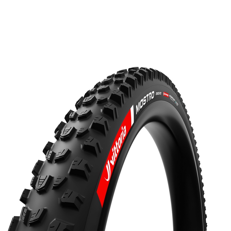 Vittoria Mostro Enduro Tire – 29 x 2.4 Tubeless Folding BLK 4C Graphene 2-ply G2.0 E-Bike