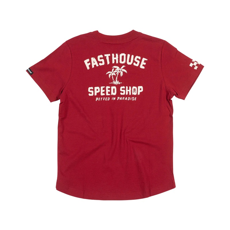 Fasthouse Alkyd Tee – Youth – Cardinal Cardinal Medium