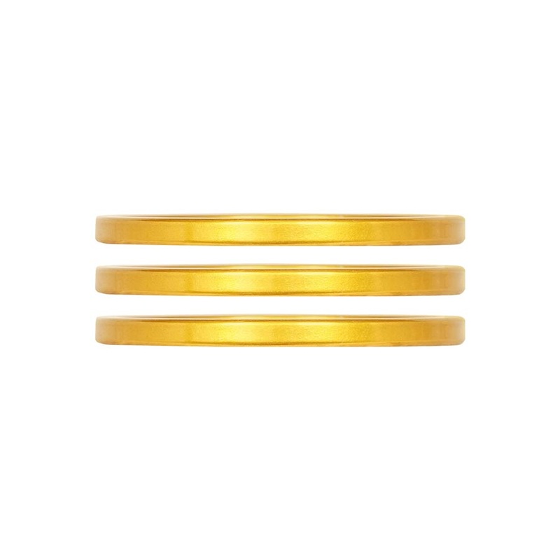 Industry Nine iRiX Headset Spacer 1-1/8 Height: 2.5mm Aluminum Gold 3pcs