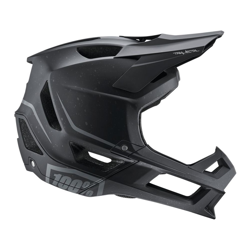 100% Trajecta Helmet – With Fidlock – Black – 2022 Black Small