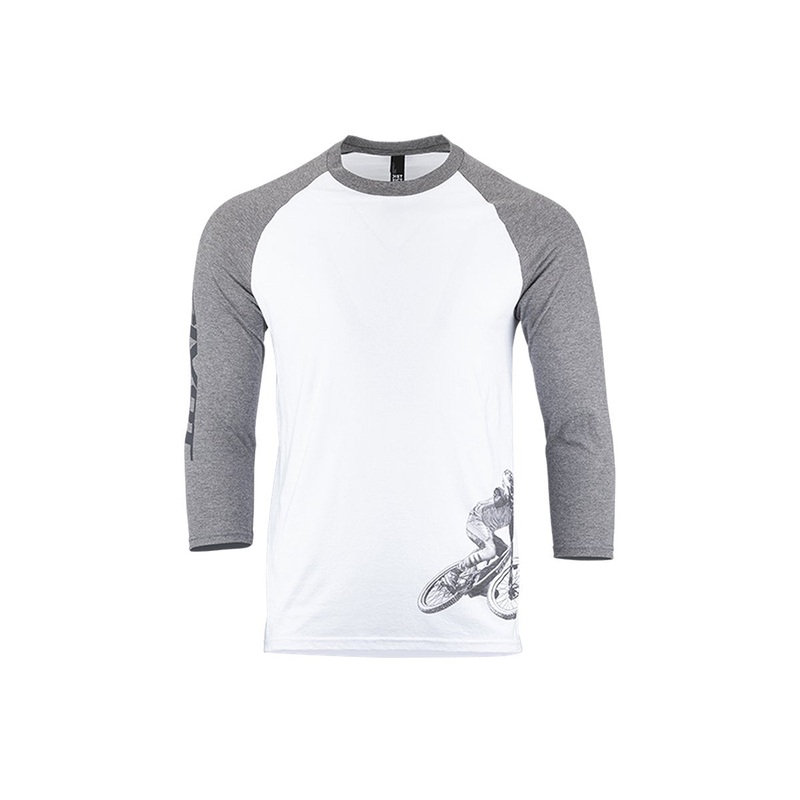 Pivot Rider 3/4 Sleeve Tee – Gray Gray Small