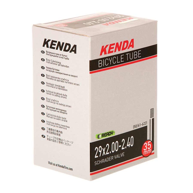 Kenda Schrader Tube Schrader, Length: 35mm, 29”, 2.00-2.40