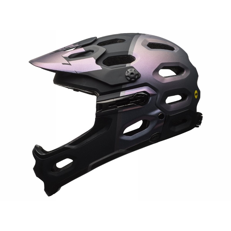 Bell Super 3R MIPS Full Face Helmet – Matt Black-Orion Matt Black – Orion Small