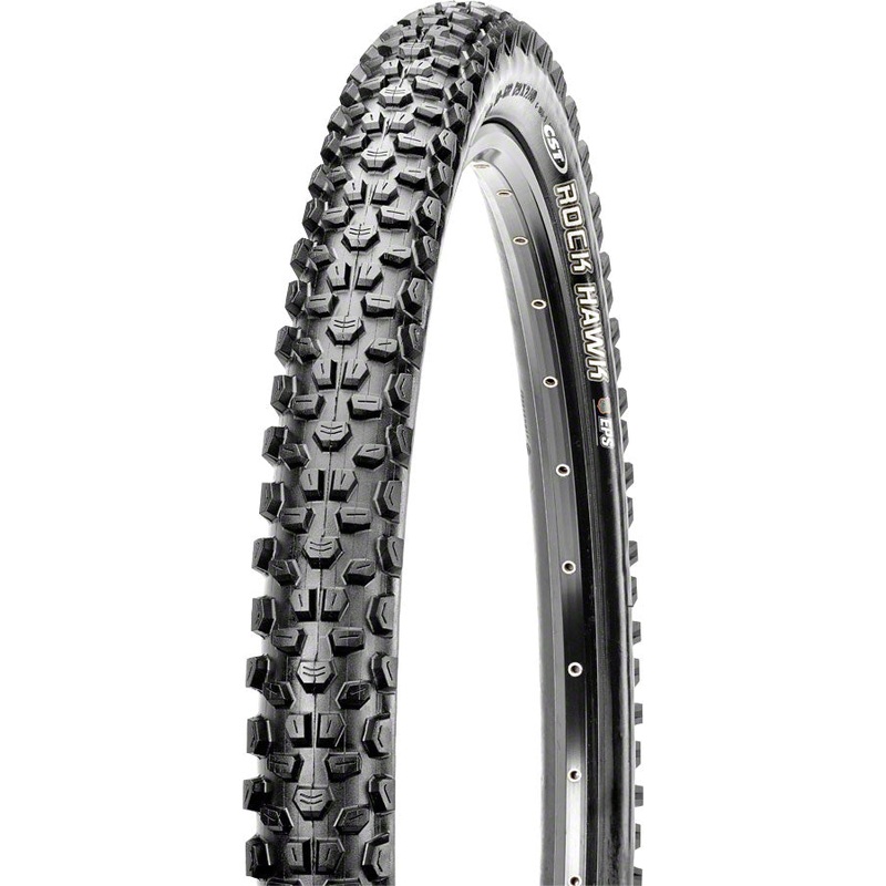 CST Rock Hawk Tire 26 x 2.25 PSI 65 TPI 27 Clincher Wire Black Mountain Bike TB72639100