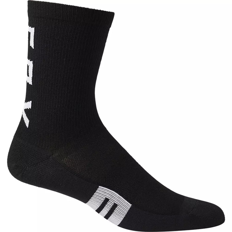 Fox Racing 6″ Flexair Merino Sock – Black Black Small/Medium